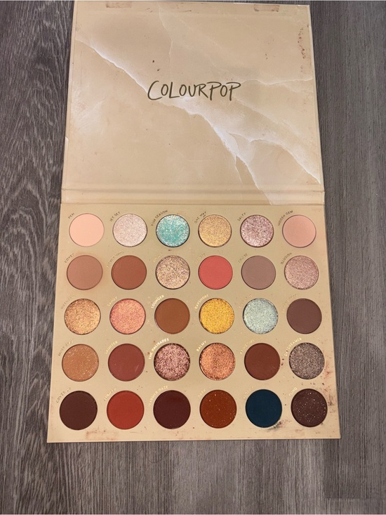 Colourpop Other - ColourPop Warm Neutral Palette with Gold, Peach, Coral & Teal Shades